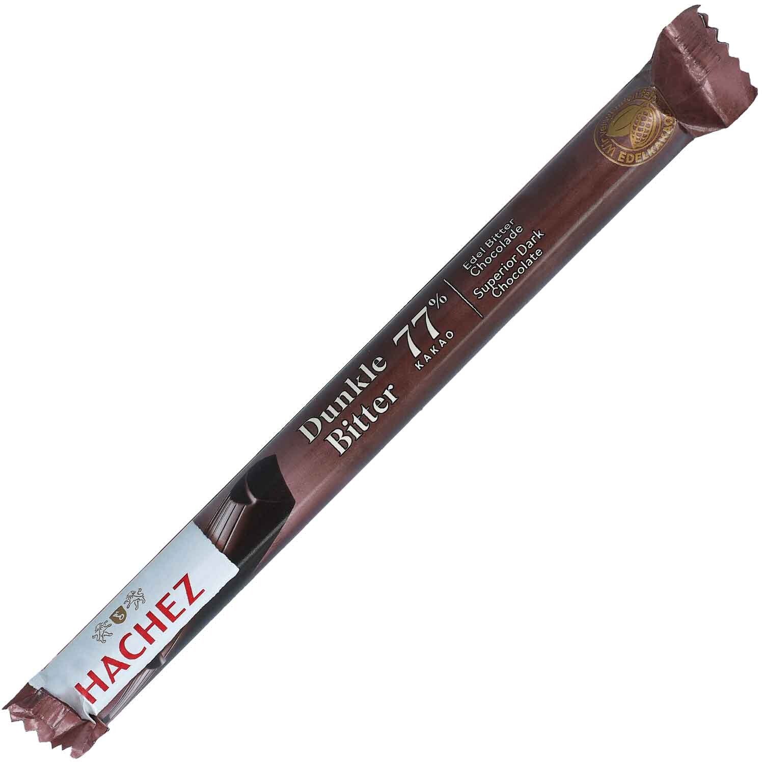 Hachez | Pure Chocolade | 77% Cacaostick | 35g