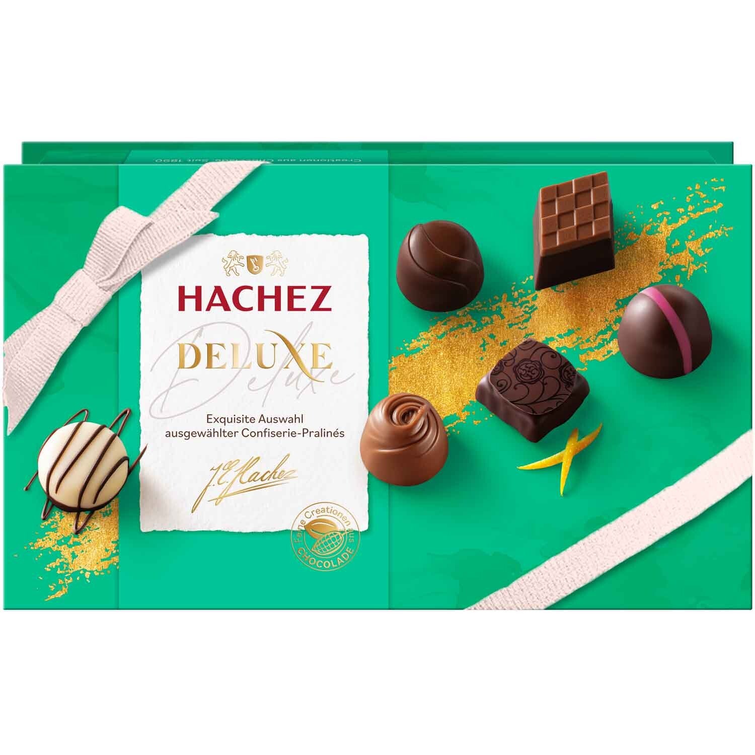 Hachez Deluxe chocolade pralinemix 175g