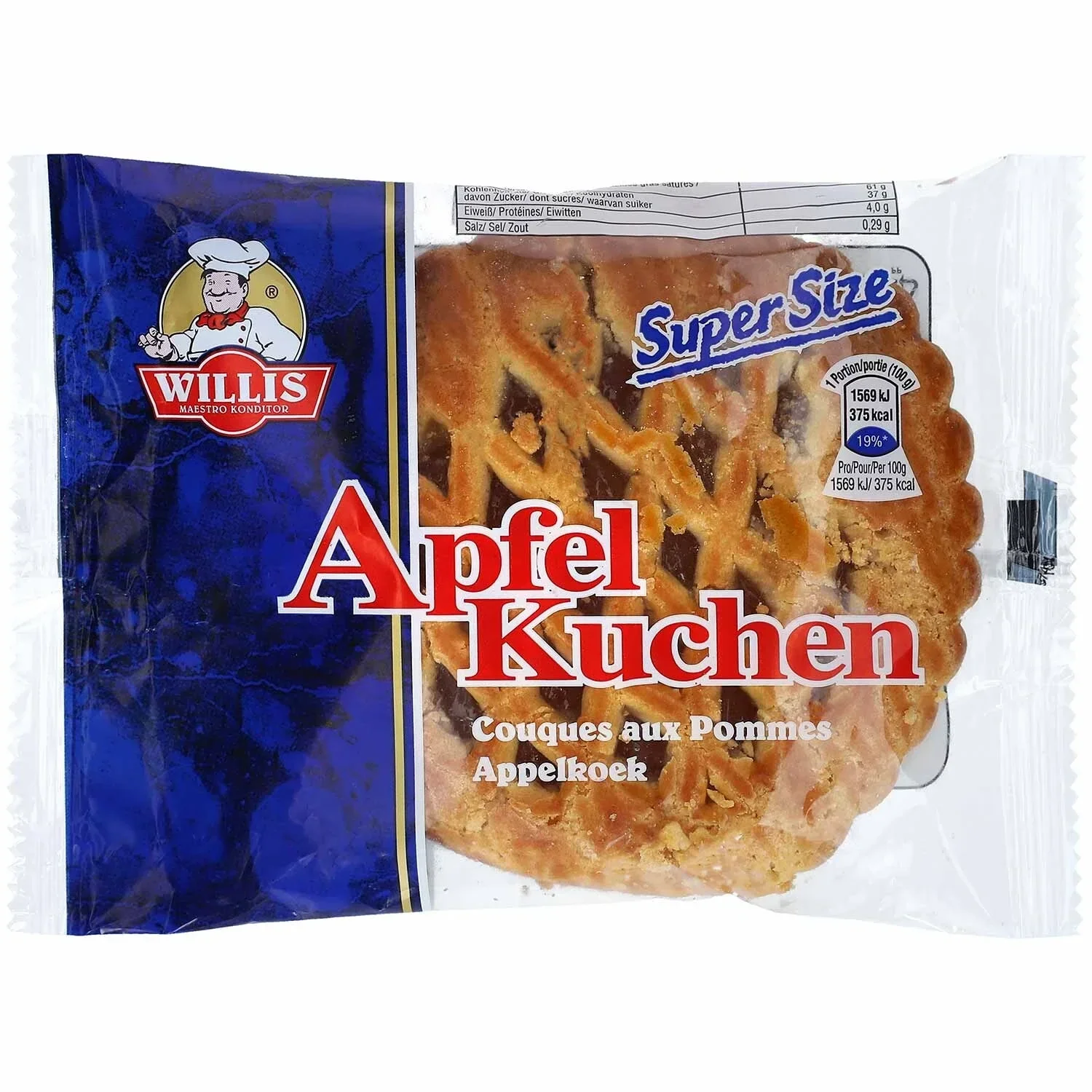 Willis | Appelkoek | Super Size | 100g