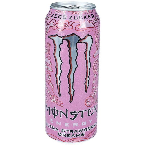 1x Monster Energy Ultra Strawberry Dreams Zero Zucker 500ml