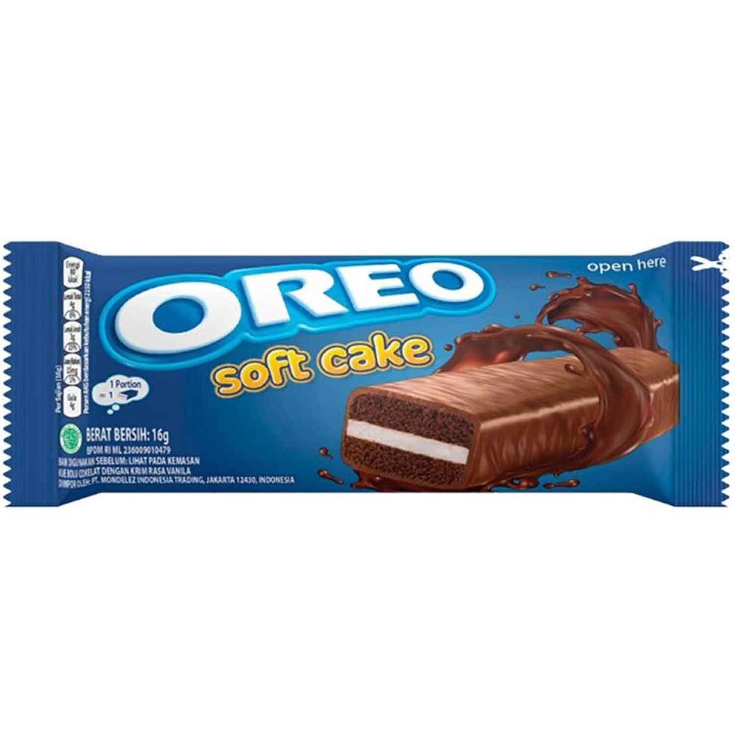 Oreo | Chocolade | Soft Cake | 12 st | 192g