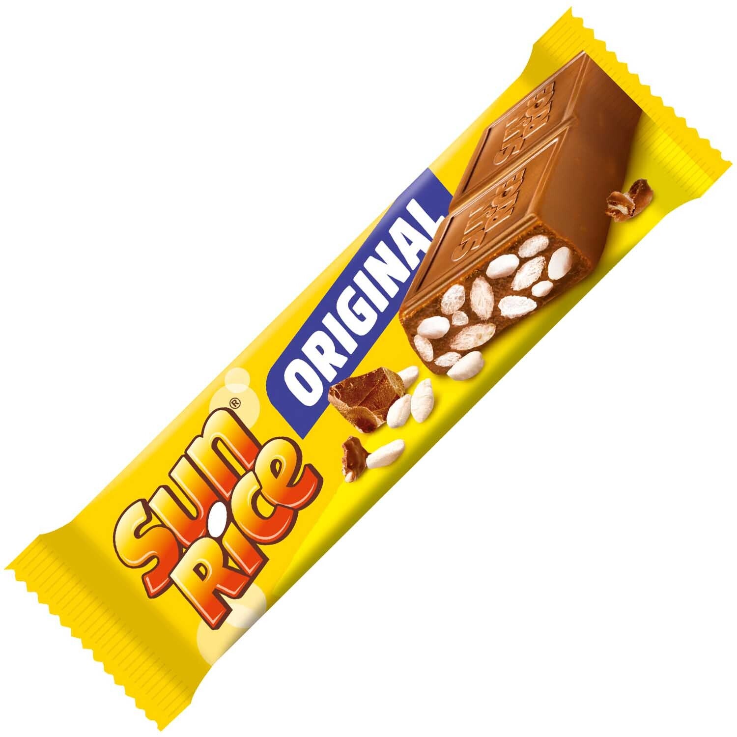 Sun Rice | Original | Reep | Gepofte rijst | Melkchocolade | 45g