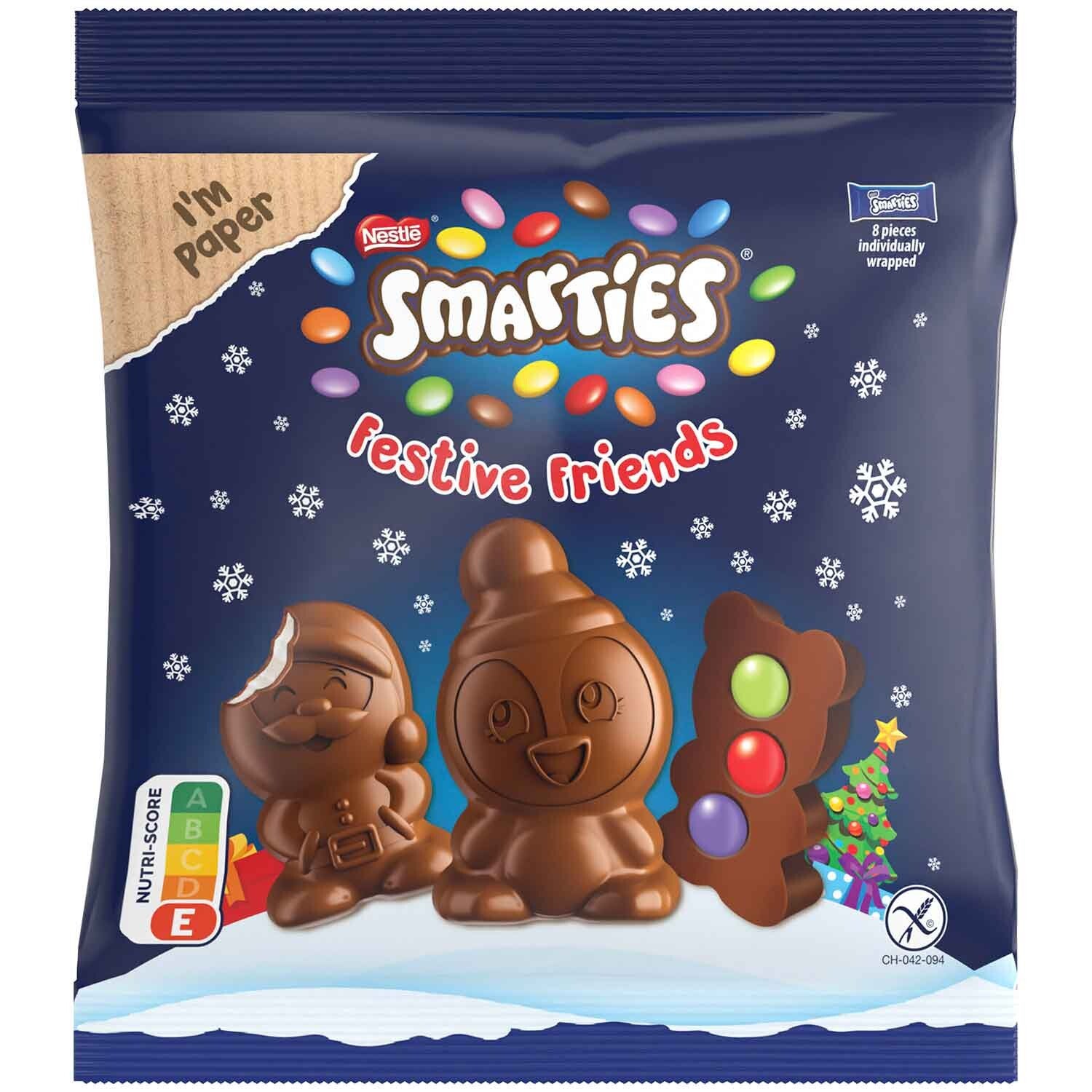 Smarties | Feestelijke Vrienden | 8st | Melkchocolade | 65g