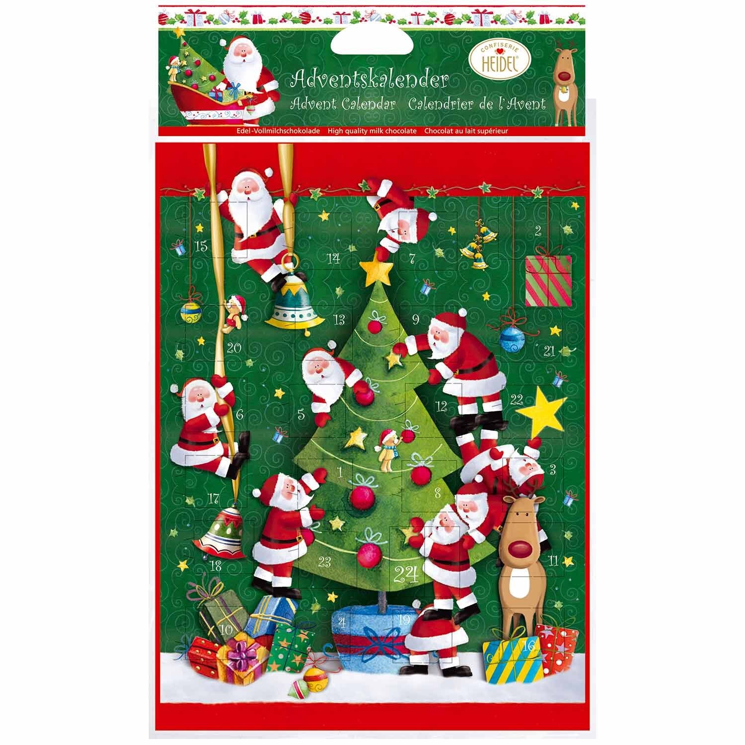 Heidel | Adventskalender | Christmas Time | Kerst | Melkchocolade | 75g