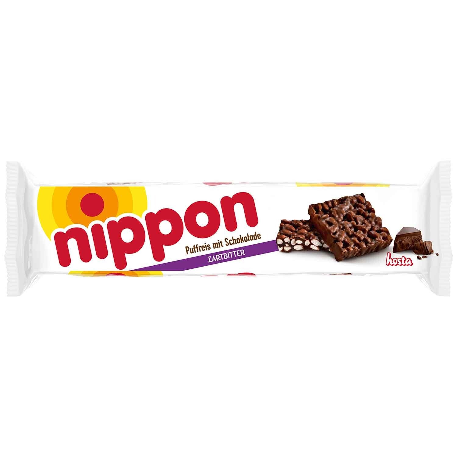 Nippon | Zartbitter | Gepofte rijst | Granen | Pure chocolade | 200g