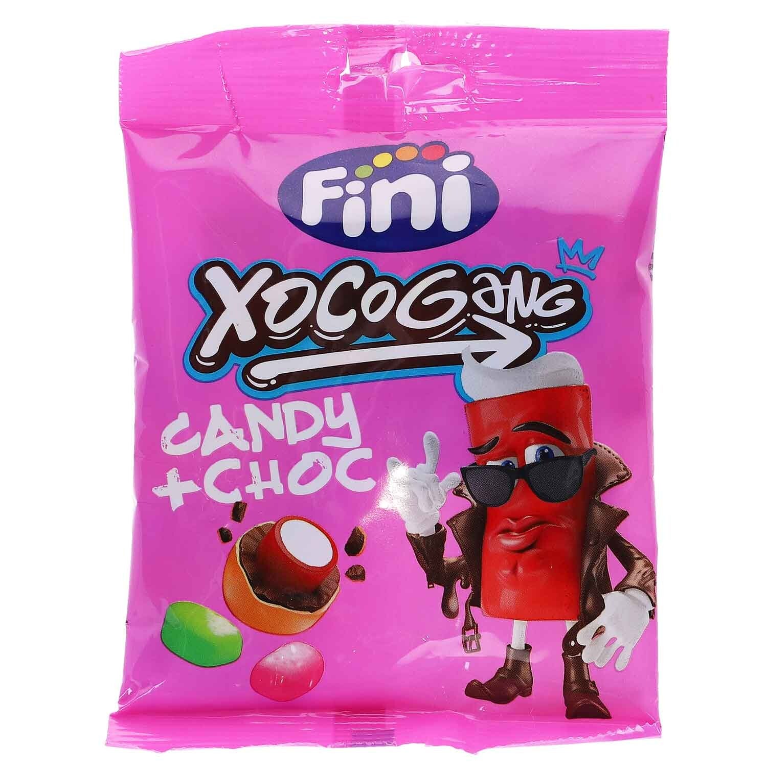 Fini XoCoGang Candy + Choc 3 lagen 80g