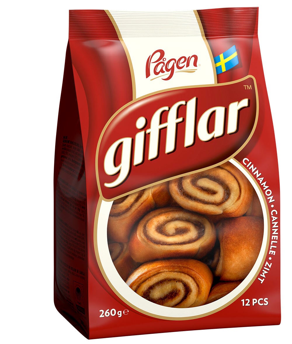 Pågen | Pagen | Gifflar | Cinnamon | Kaneel | 12 st | 260g