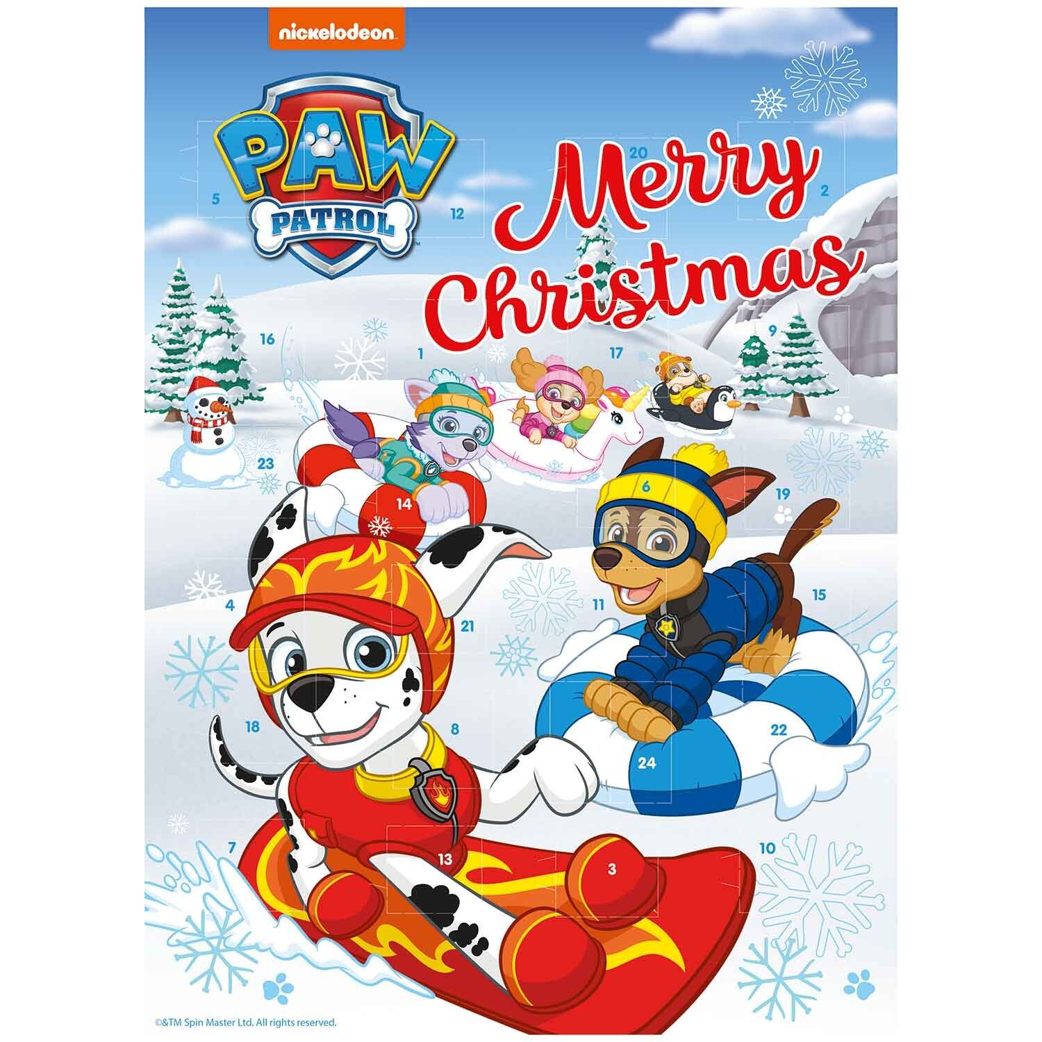 Paw Patrol | Adventskalender | Melkchocolade | 75g