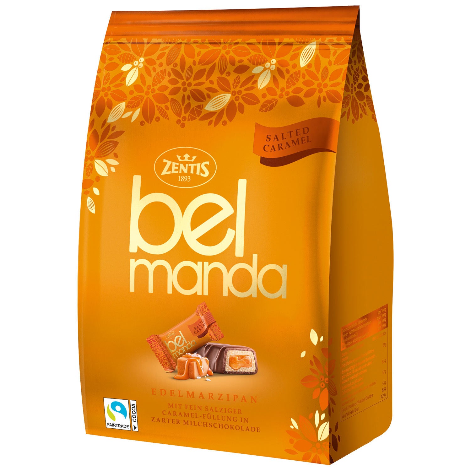 Zentis Belmanda | Gezouten Karamel melkchocolade | 105g