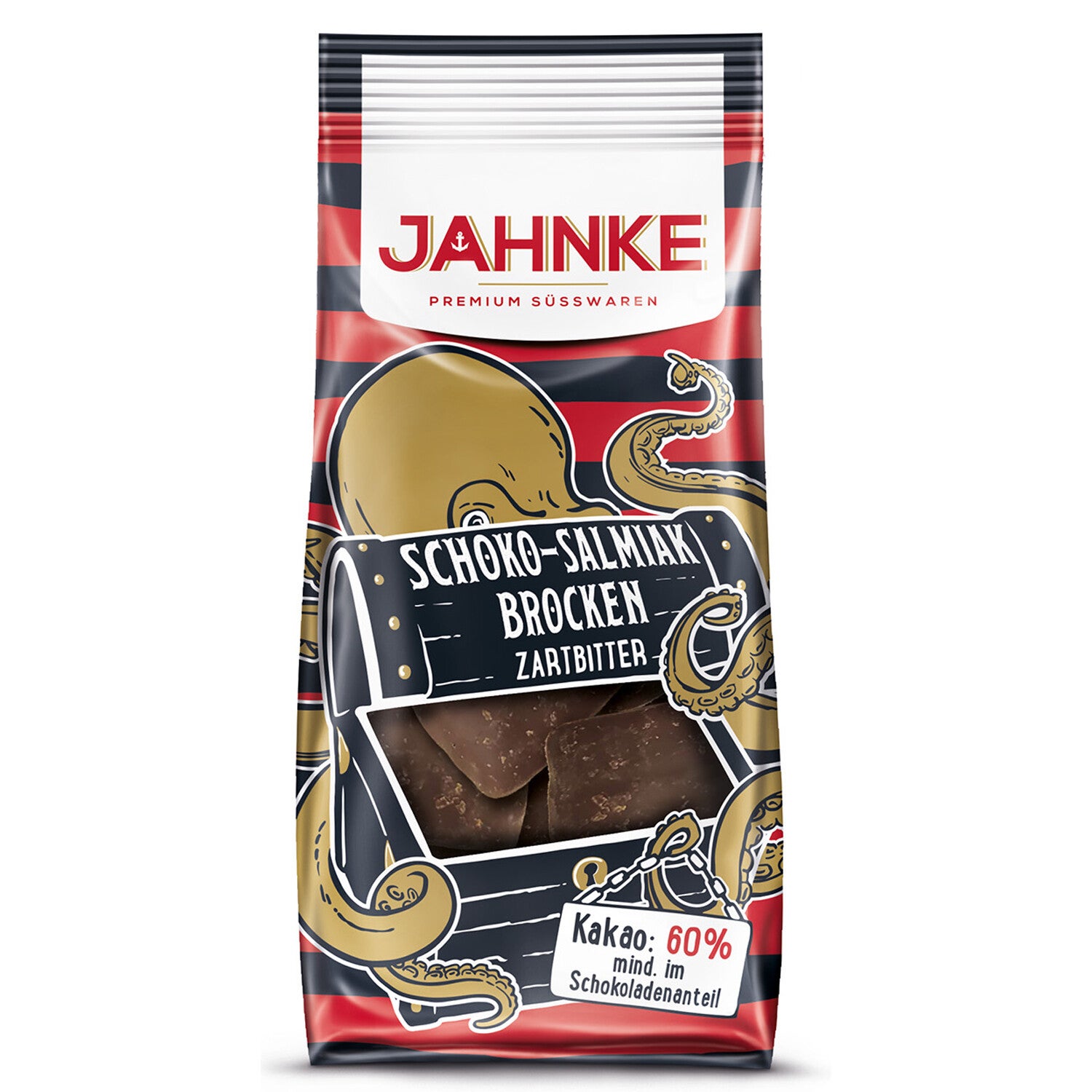 Jahnke | Karamel | Salmiak | Pure chocolade | 175g