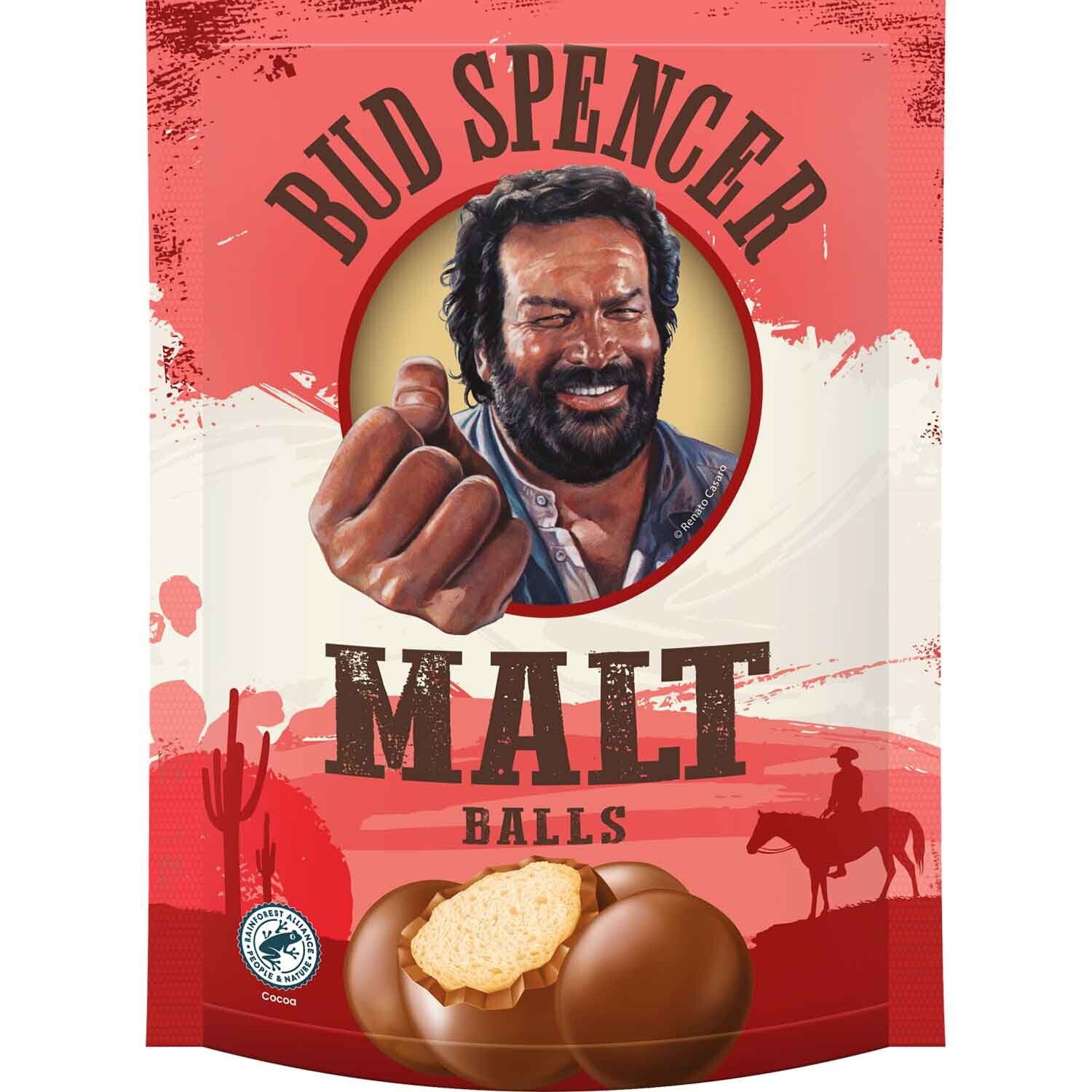 Bud Spencer | Malt Balls | melkchocolade | 120g