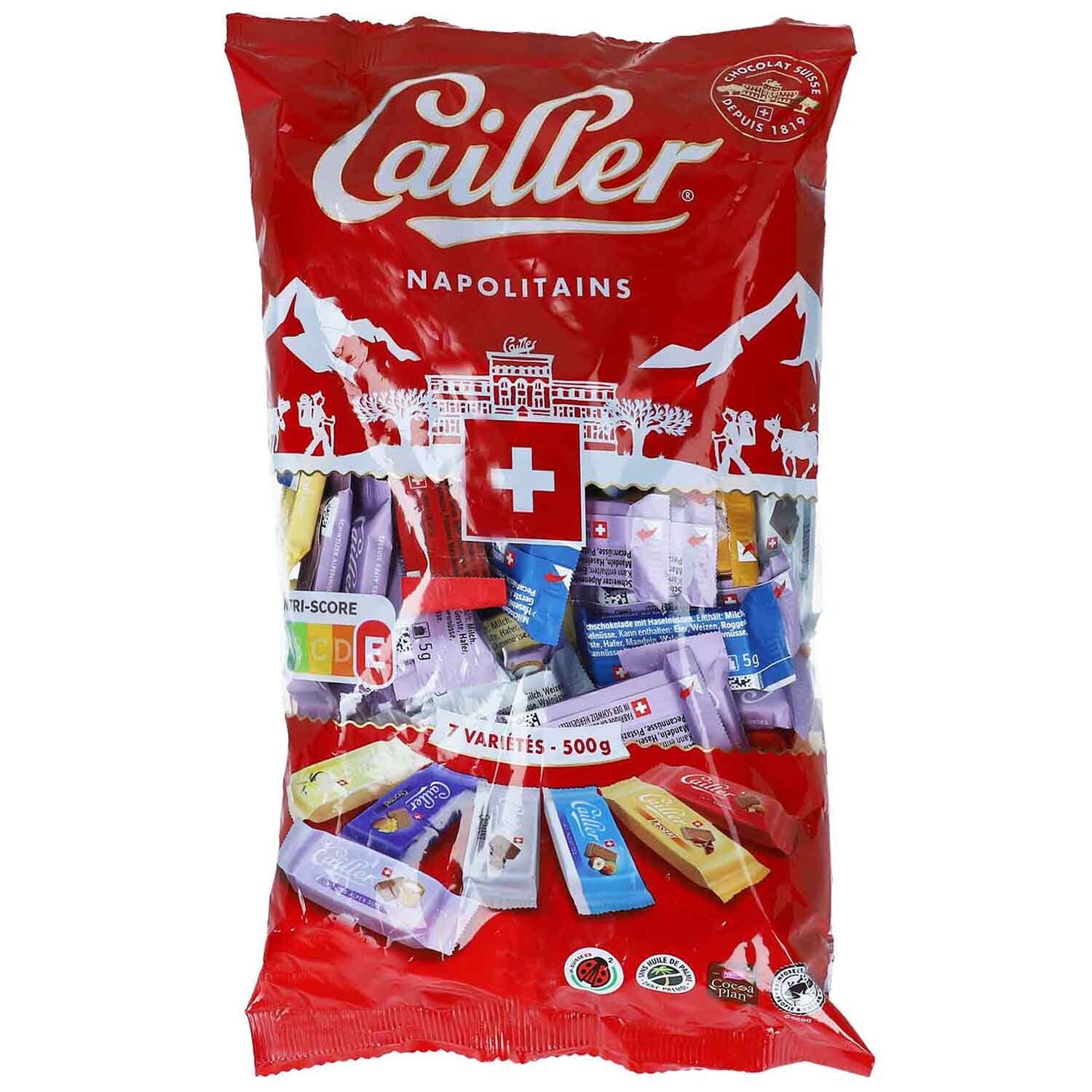 Cailler | Napolitains | 7x Assorti | 500g