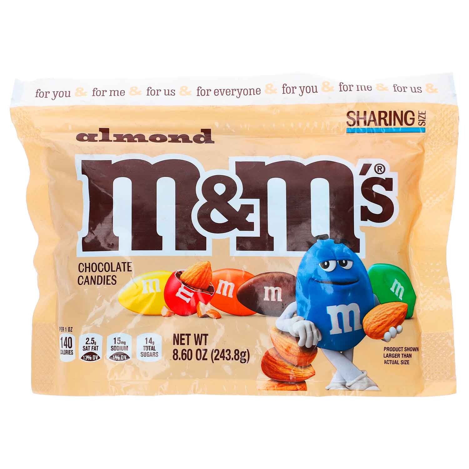 M&M'S | Almond | Amandelen | Melkchocolade | 243,8g