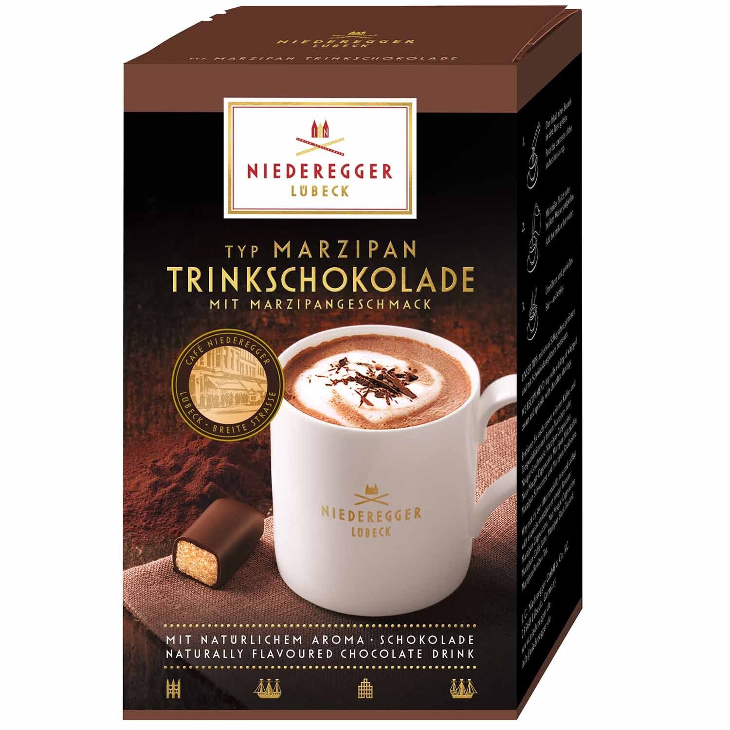 Niederegger | Marsepein | Drinkchocolade | 10 st | 250g
