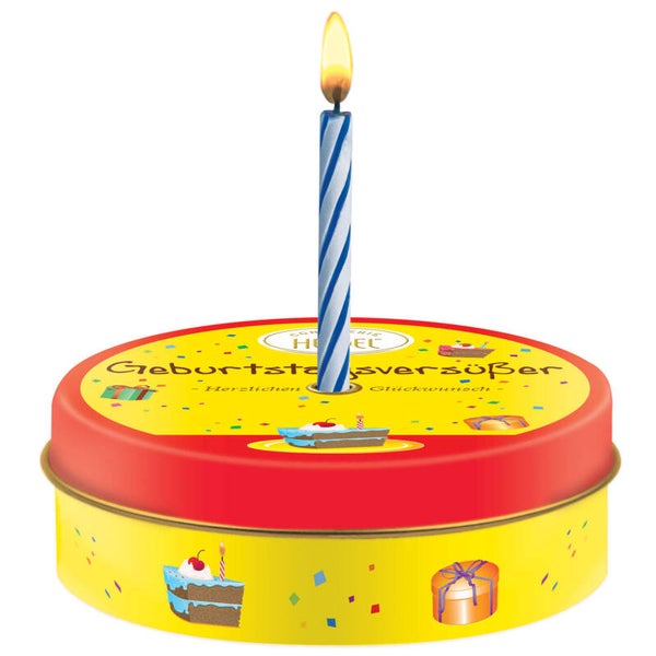 Heidel verjaardagsdoos melkchocolade crèmevulling 64g