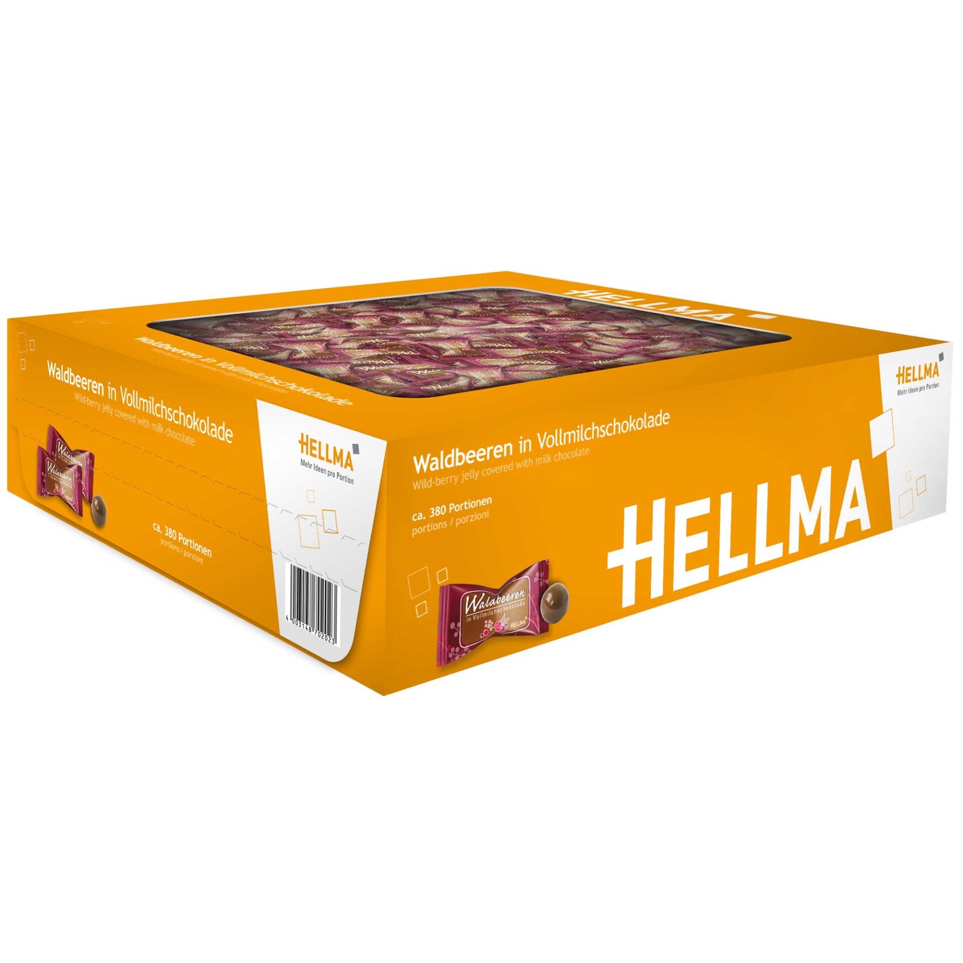Hellma | Wilde bessen | Melkchocolade | 380 st | 580g