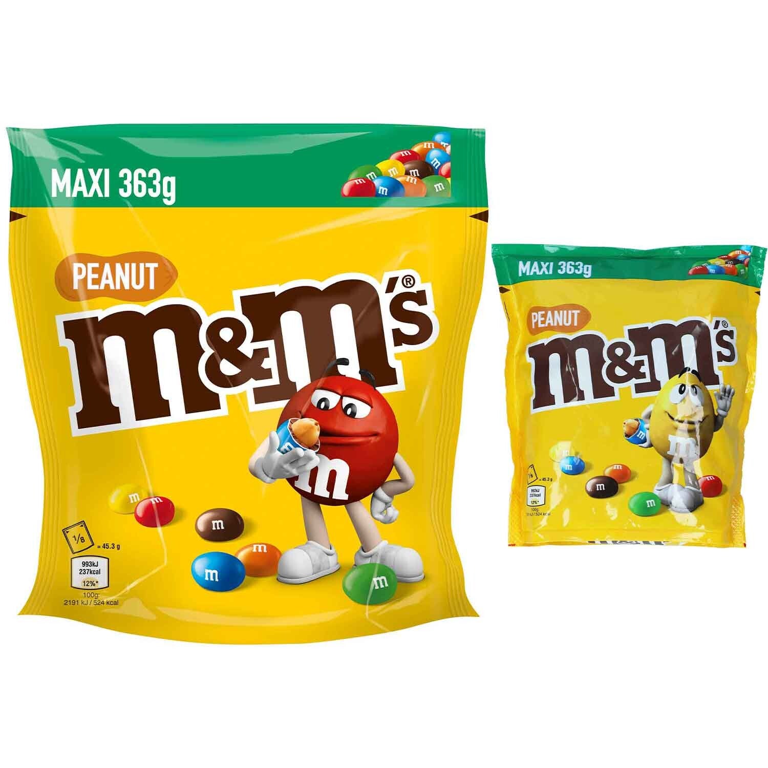 M&M'S | Pinda's in melkchocolade met suikercoating | 363g