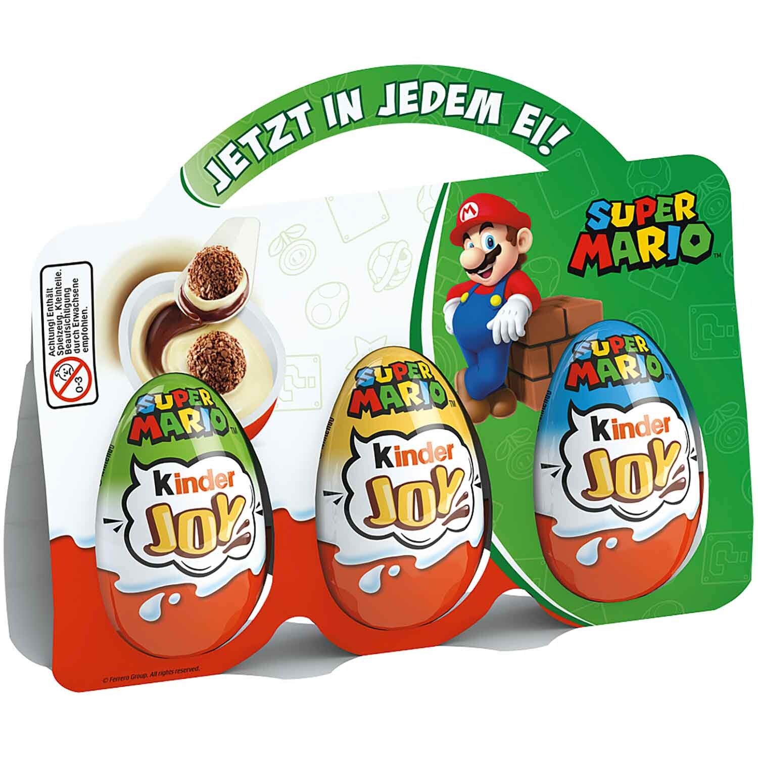 Kinder | Ferrero | JOY | Super Mario |  3x20g
