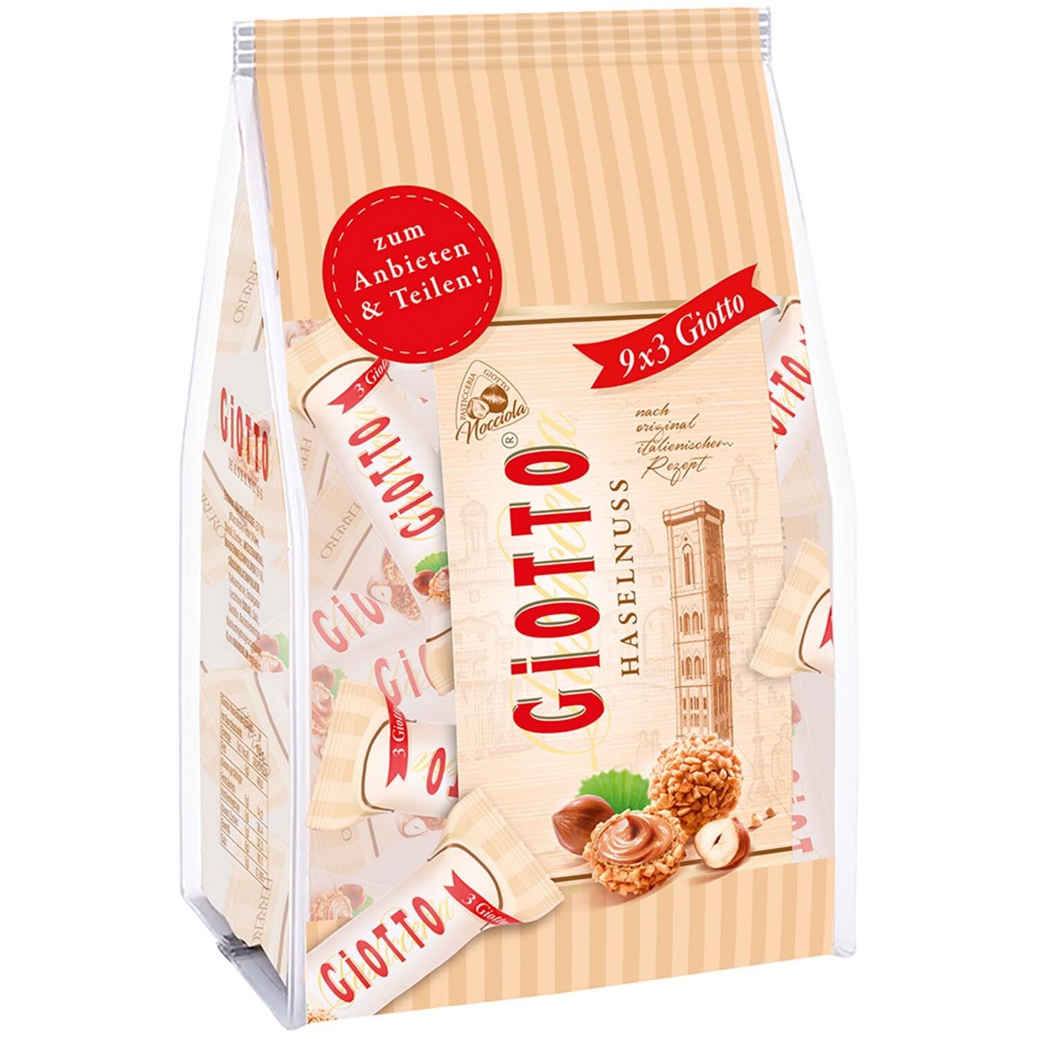 Giotto melk-hazelnoot 27 stuks 116g