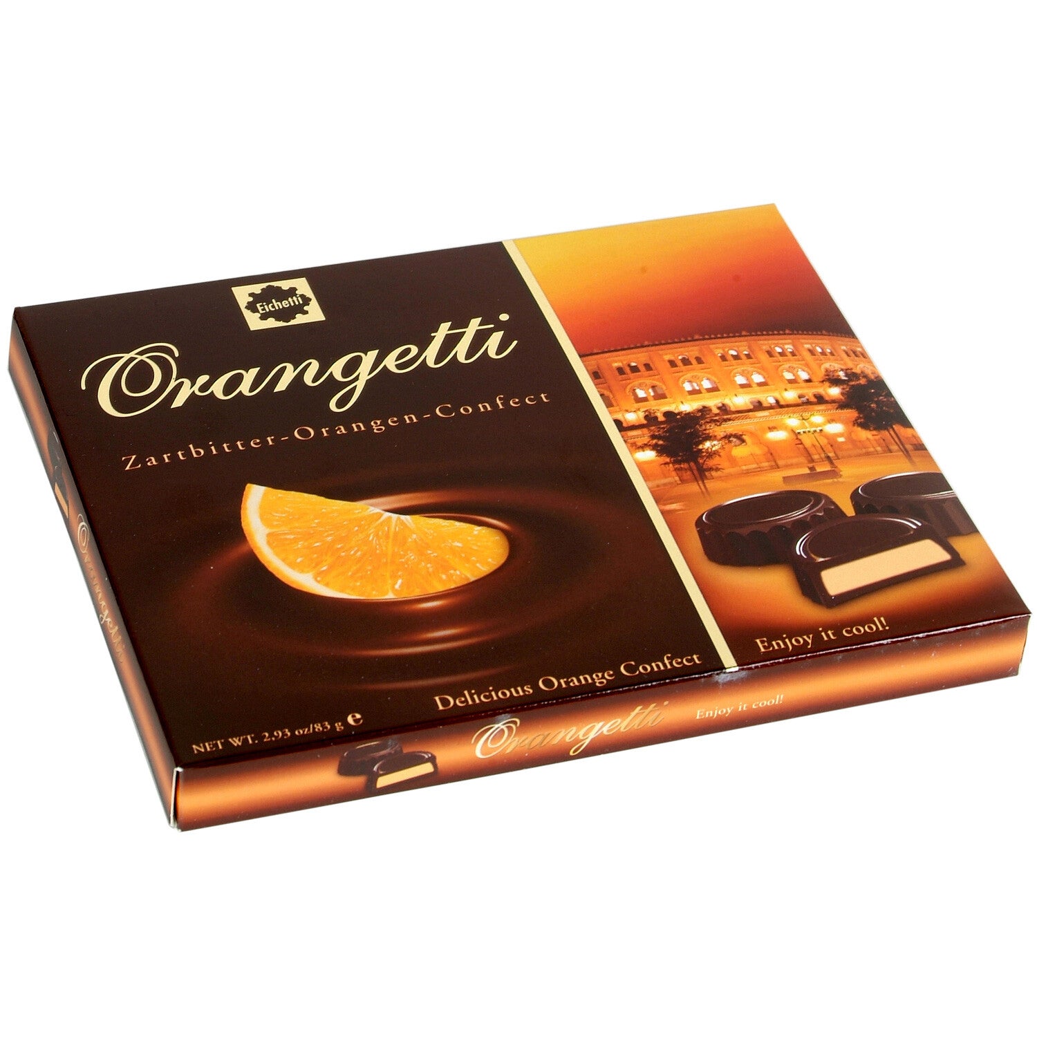 Eichetti | Orangetti | Puur | Oranje Confectie | 25 stuks | 83g