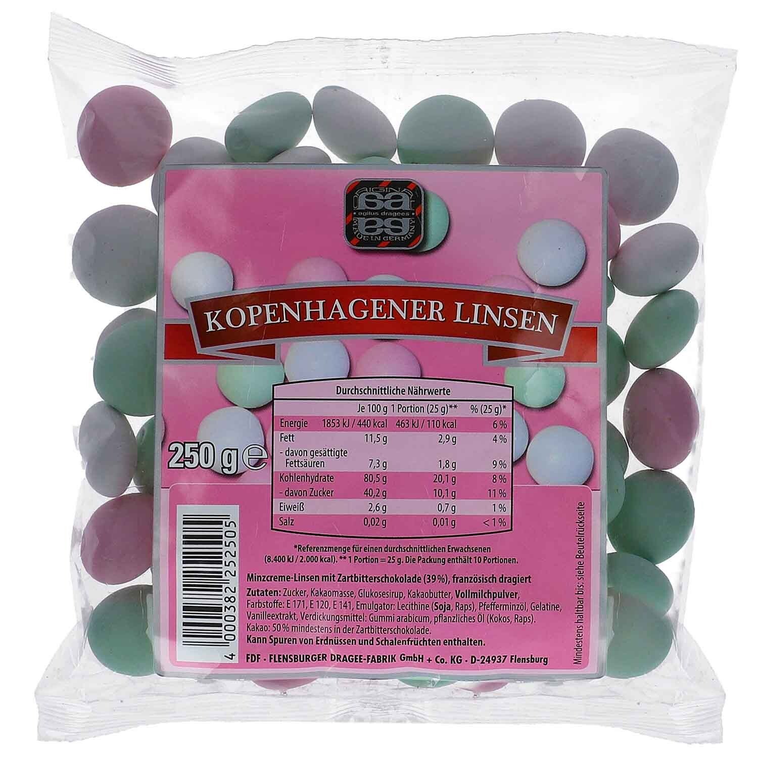 agilus dragees | Kopenhagen linzen | 250g