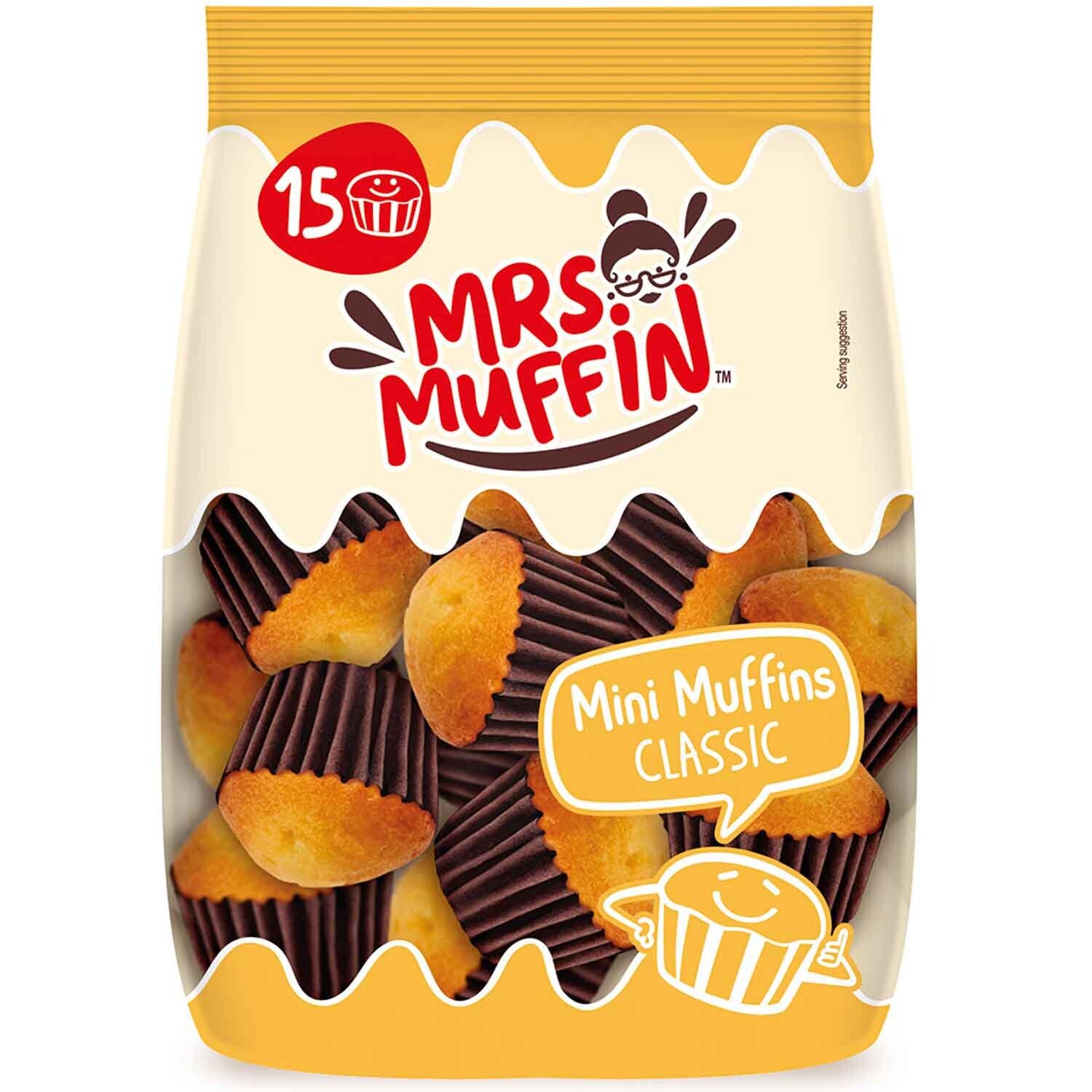 Mrs. Muffin | Mini Muffins Classic | 15 st | 225g