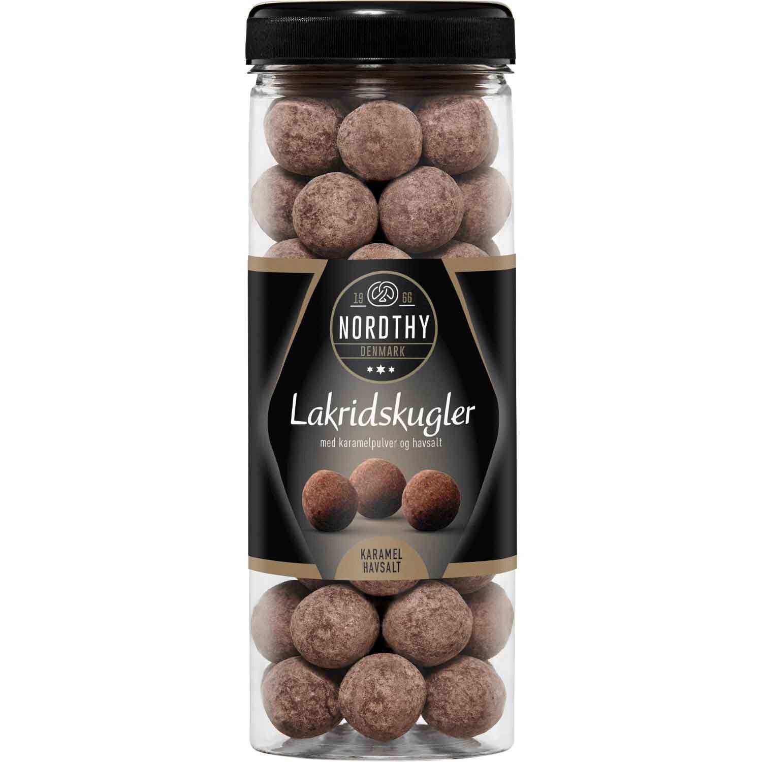 Nordthy | Lakridskugler | Karamelchocolade | Zeezout | 300g