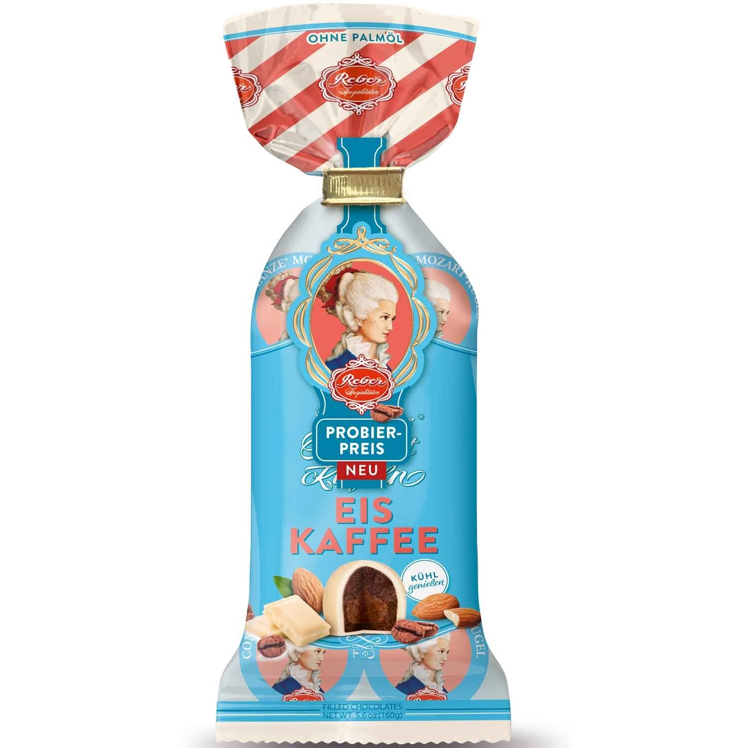 Reber Constanze Mozart bolletjes ijskoffie 8 stuks 160g