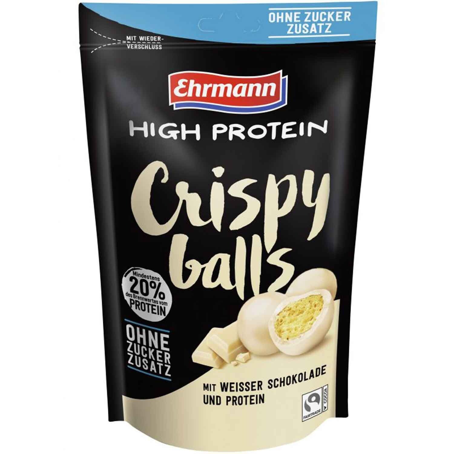 Ehrmann | High Protein | Crispy Balls | Witte Chocolade | 55g