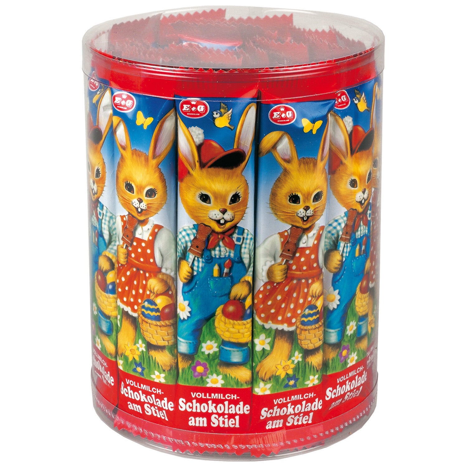 Lolly Choc Company | Paashaasjes op een stokje | 45x15g | 675g