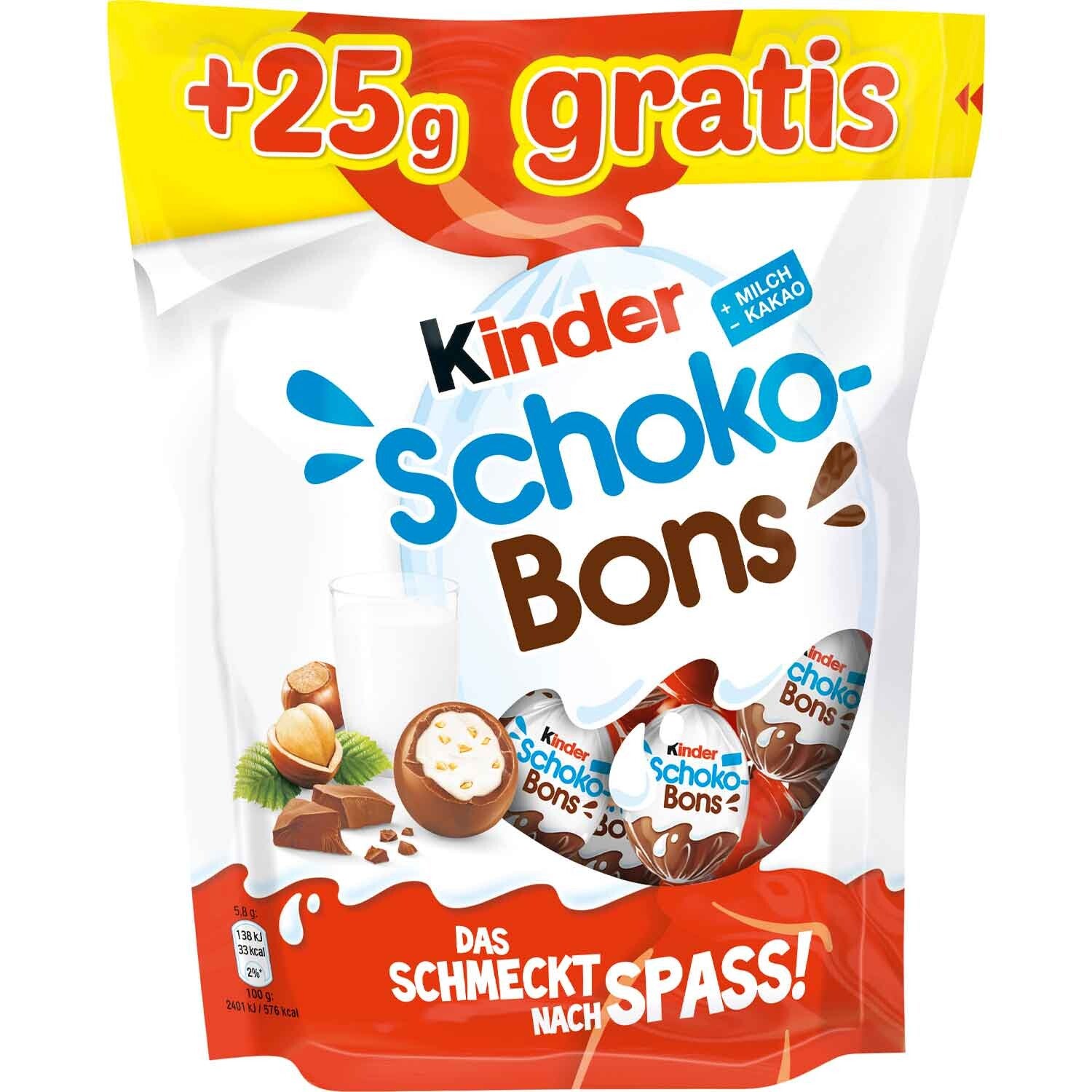 kinder | Schoko-Bons | Melkchocolade | 36 st | 200g + 25g gratis