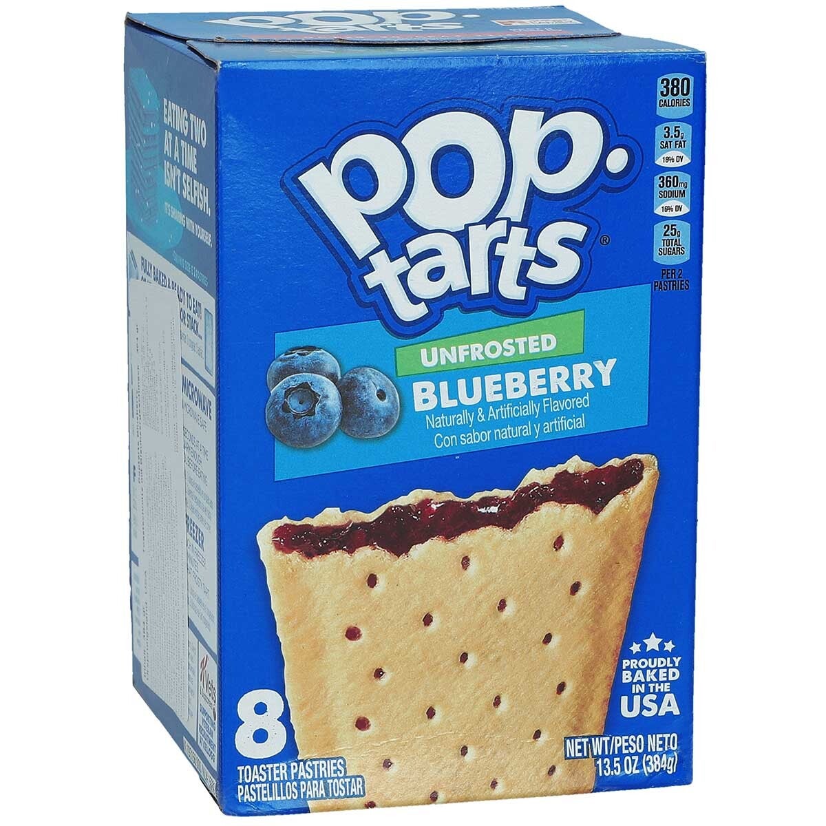 Kellog's | Pop-Tarts Blueberry Unfrosted | 8 st | 416g