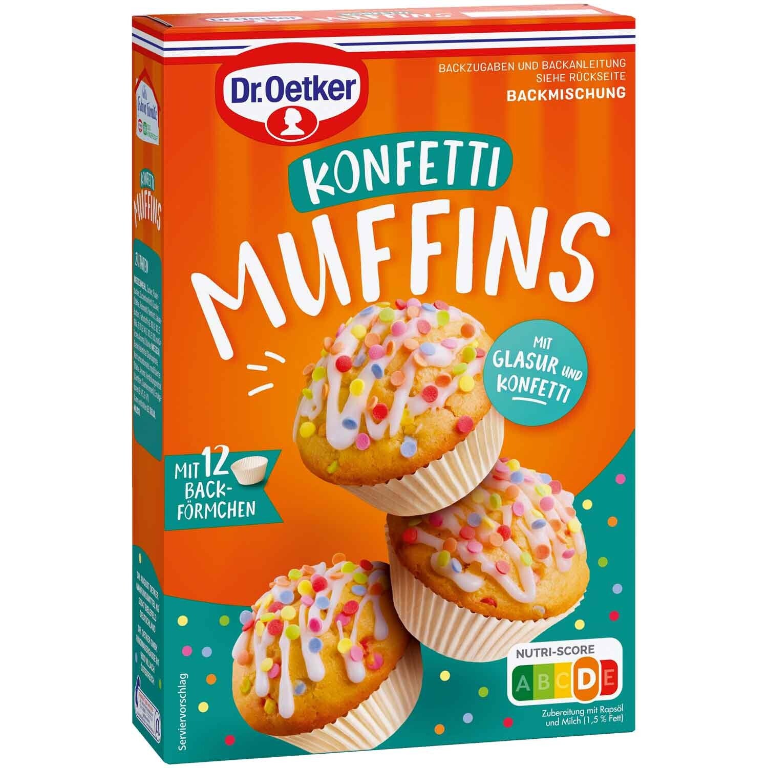 dr. Oetker | Bakmix | Muffins confetti | 360g