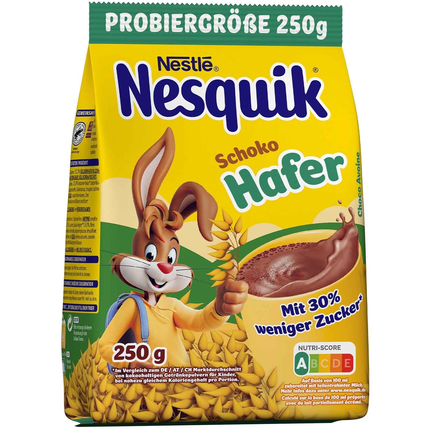 Nestlé | Nesquik | Cacaodrinkpoeder | Chocoladehaver | 250g