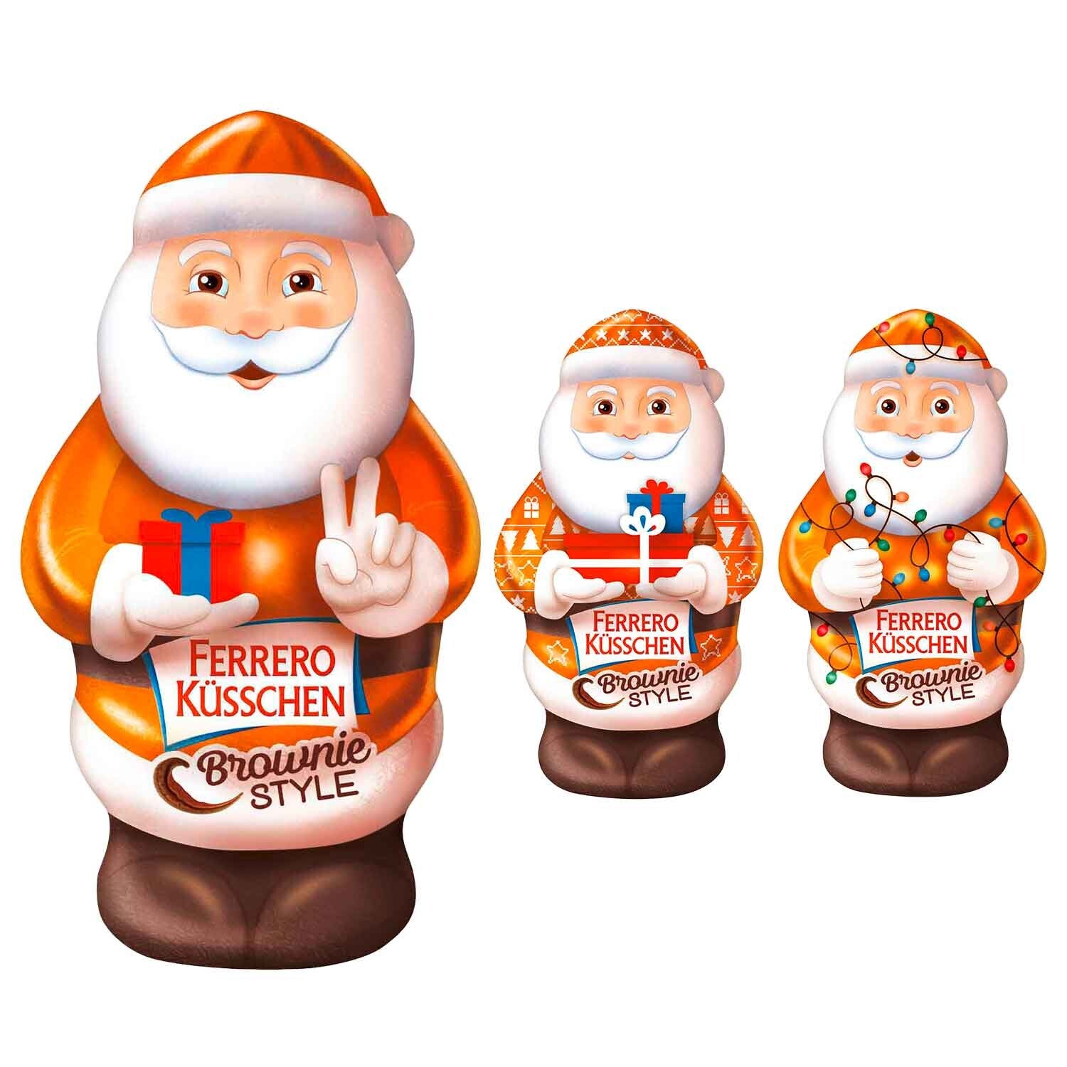 Ferrero | Küsschen | Weihnachtsmann | Kerstman | Kerst | Brownie | 70g
