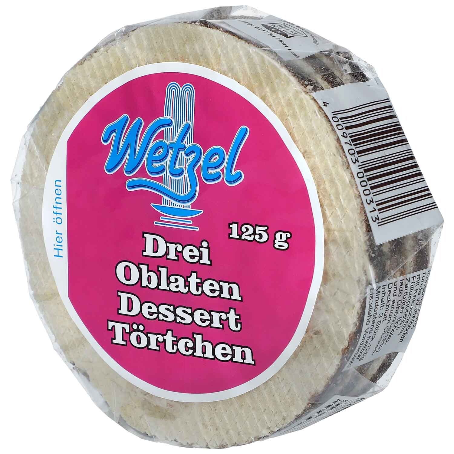 Wetzel | Wafel desserttaartjes | 3 st | 125g