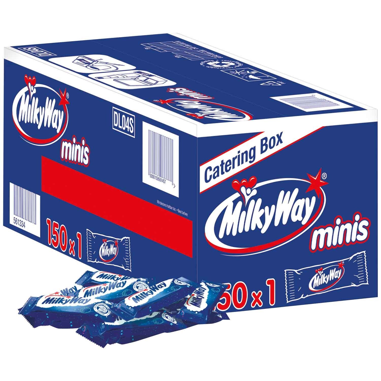 Milky Way | Minis | 150 Stuks | Melkchocolade | 2452g