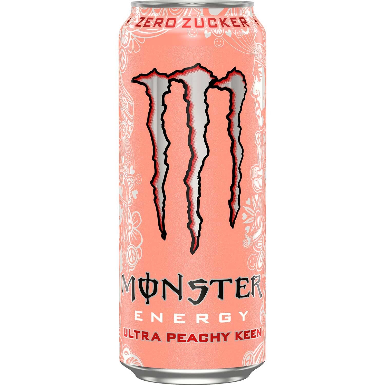 12x Monster Energy Ultra Peachy Keen Zero Zucker 500ml