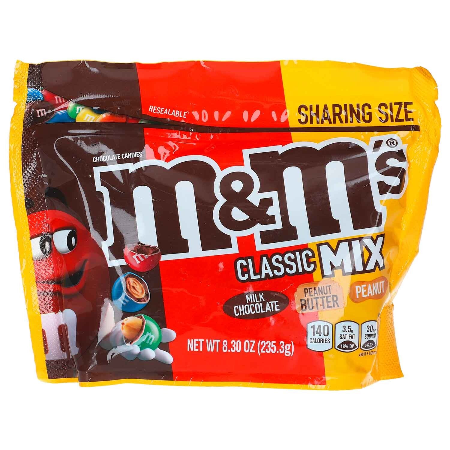 M&M'S Classic Mix melkchocolade 235,3 g