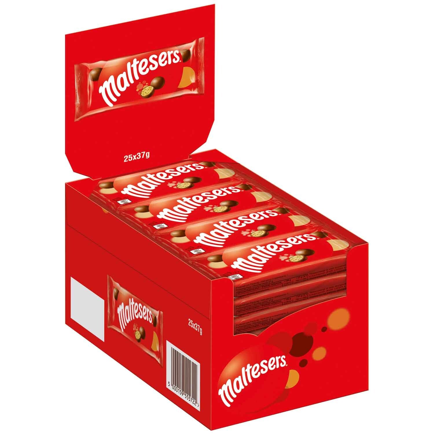 Malteser | Melkchocolade | Balletjes | Toonbankdisplay | 25x37g