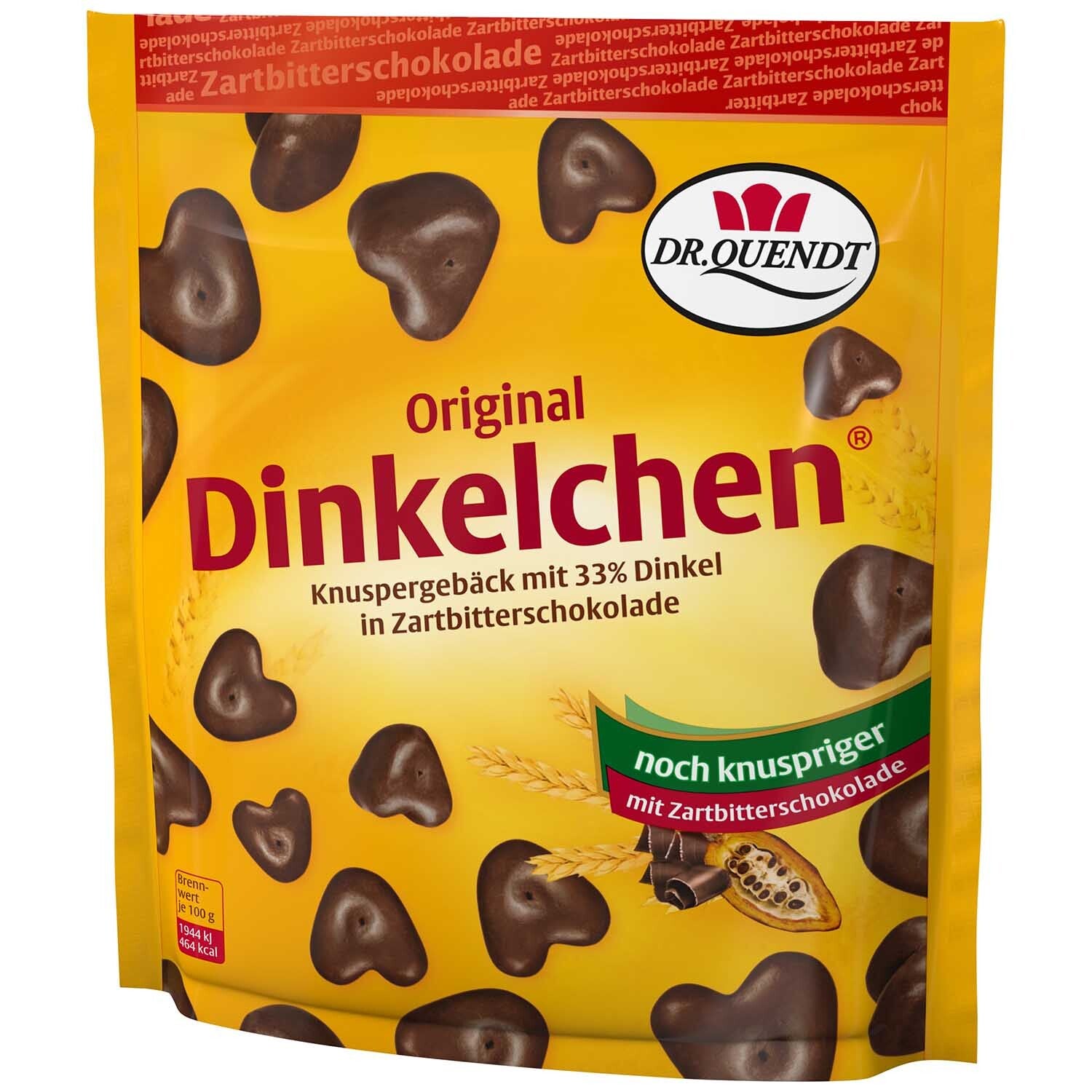 Dr. Quendt | Dinkelchen | Spelt | Pure chocolade | 85g