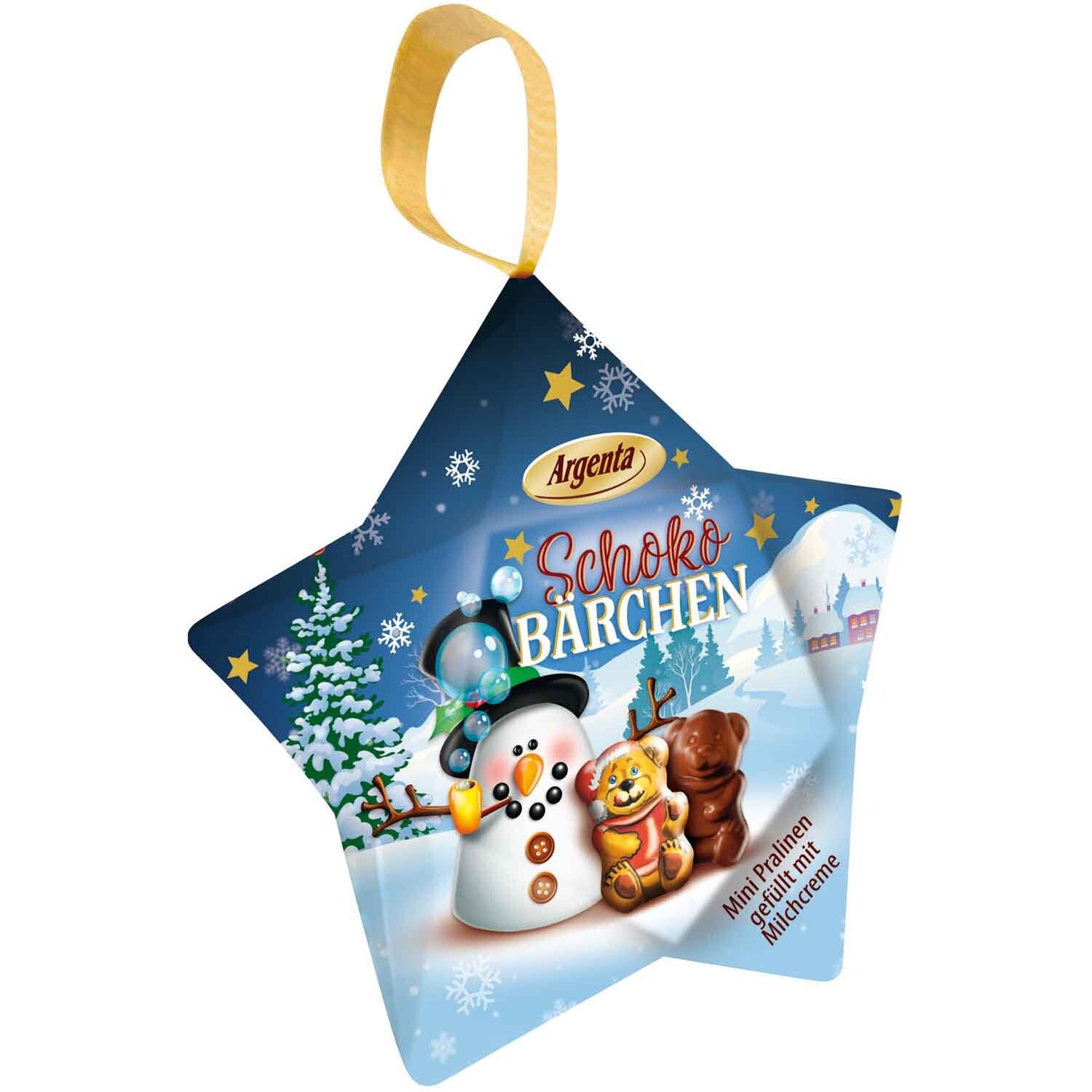 Argenta | Chocolade | Poinsettia | Beren | 50g