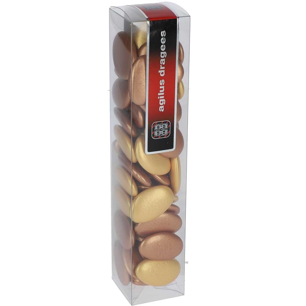 agilus dragees | Chocomandis | Koper & goud | Pure choco | 180g