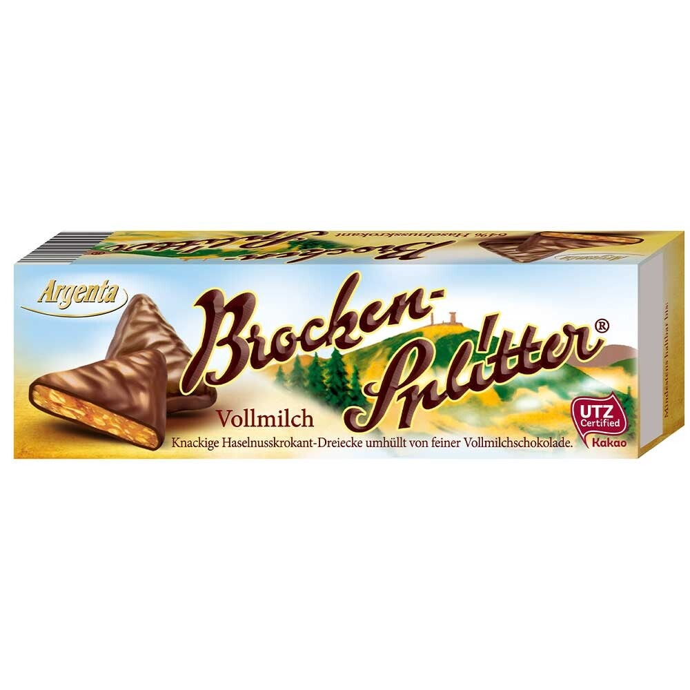 Argenta Brocken-Splitter hazelnoot melkchocolade | 62,5g
