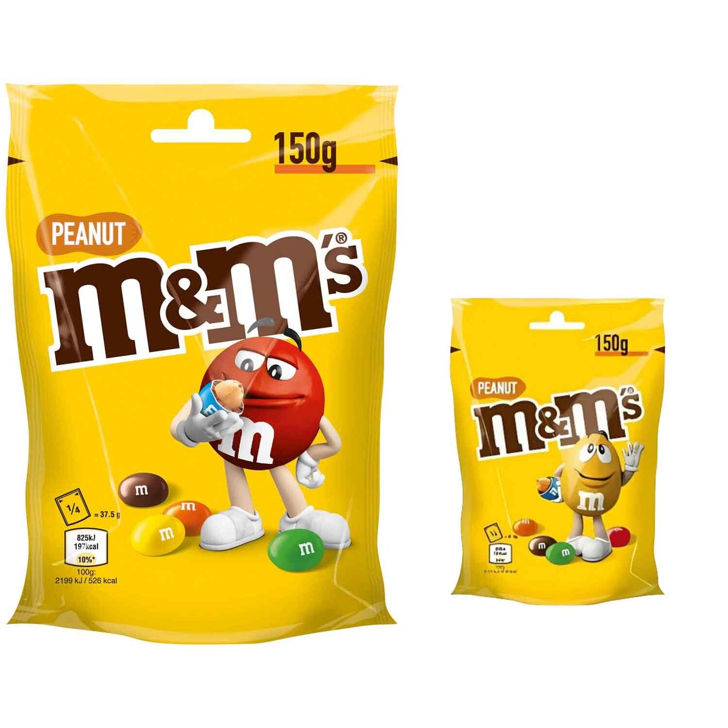 M&M'S | Pinda's in melkchocolade met suikercoating | 150g