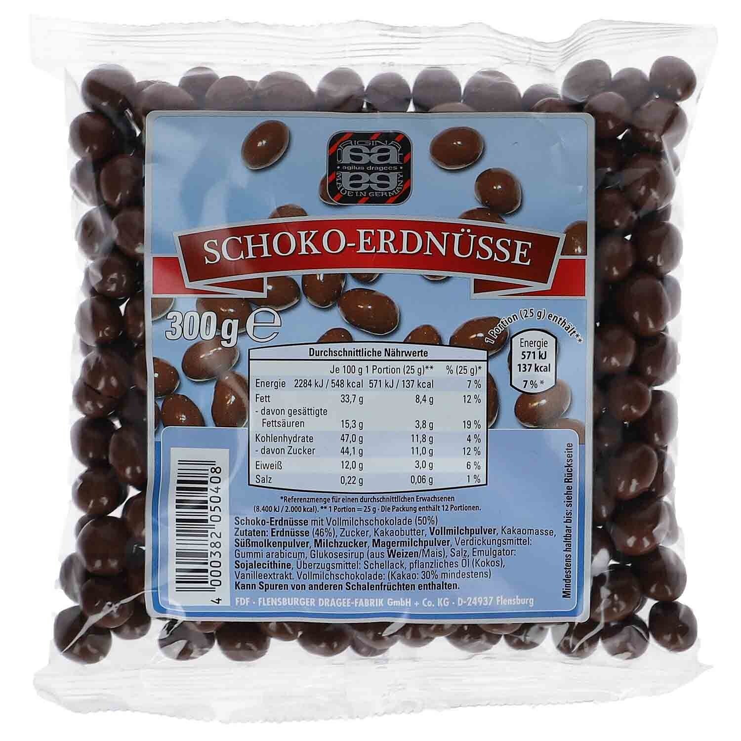 agilus | Schoko-Erdnüsse | Pinda's met melkchocolade | 300g