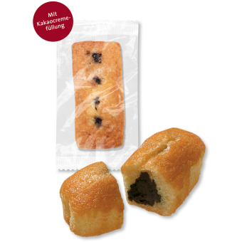 Wilhelm Gruyters | Gevulde Mini cakes | Cacaocrème | 120 st | 3,6kg
