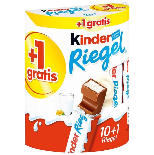 kinder | Melkchocolade repen | 10 + 1 gratis | Limited Edition | 231g