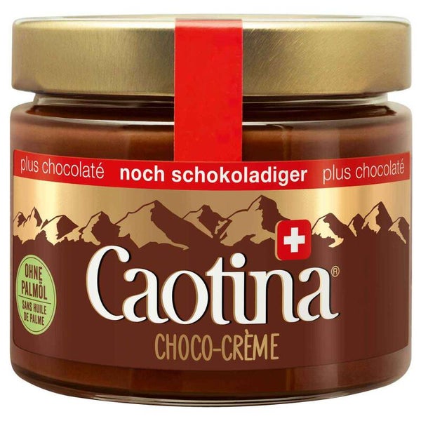 Caotina | Choco Crème | Op brood | Zwitserse chocolade | 300g