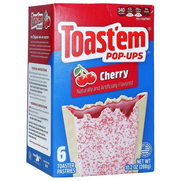 Toast'em Pop-Ups | Cherry Kers | 6 st | 288g